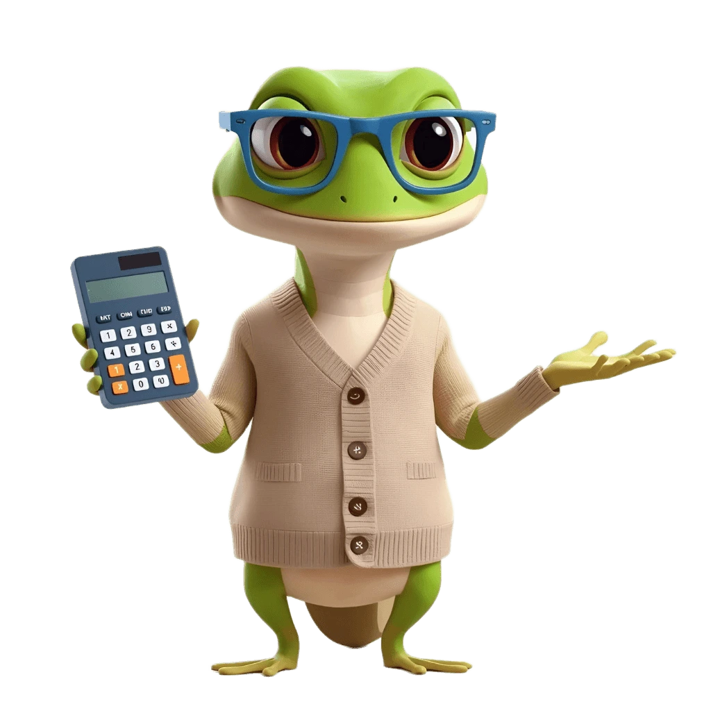 Gecko calculating Make 24